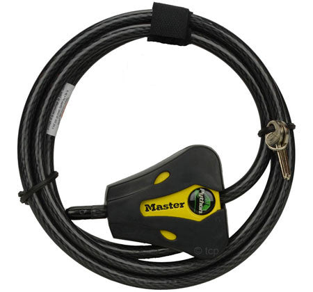 Used Masterlock python cable-black