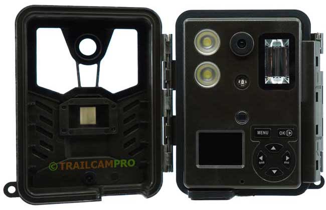 Open View of Covert Hollywood White Flash Trail camera 