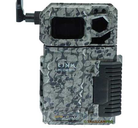 Front view of Spypoint Link Micro AT&T Cellular Trail camera width="450" height="420"