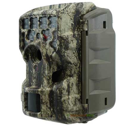 Side view of Moultrie M-8000 trail camera 
