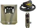 front view of the browning pro x/xd security case with universal swivel bracket and python cable lock  width="550" height="420"