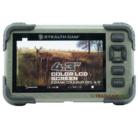Lecteur de carte SD à écran tactile Stealth Cam pour caméras de