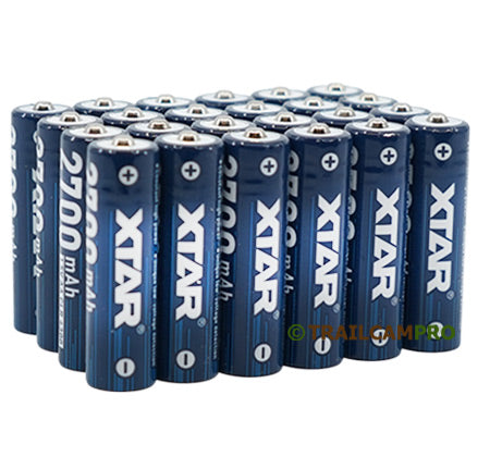 XTAR Rechargeable Lithium 2700mAh AA Batteries