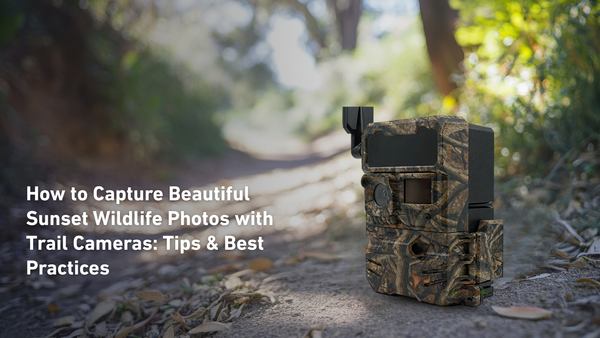 How to Capture Beautiful Sunset Wildlife Photos with Trail Cameras: Tips & Best Practices