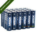 XTAR Rechargeable Lithium 2700mAh AA Batteries
