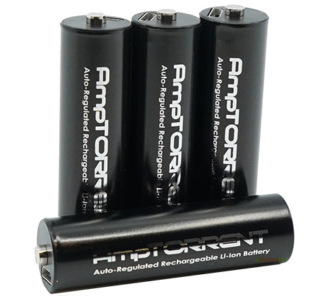 AmpTORRENT Rechargeable Lithium AA 4-Pack