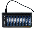 XTAR Rechargeable Lithium 2700mAh AA Batteries