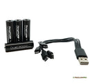 AmpTORRENT Rechargeable Lithium AA 4-Pack