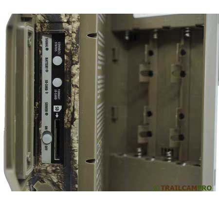 Side view of Moultrie XA-7000i Cellular Trail camera 