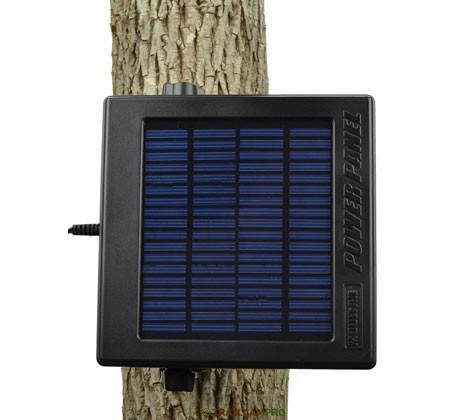 Efficient solar panel for game camera