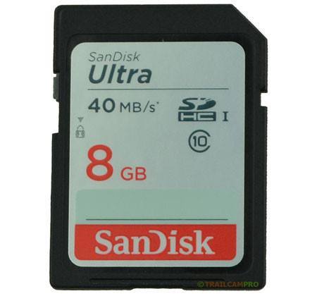 SD Memory Card for Trailcams