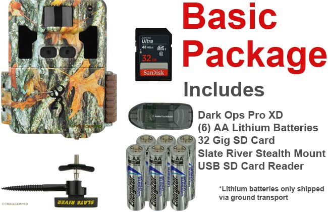 Browning dark ops Pro XD Trail camera Basic package width="650" height="420"