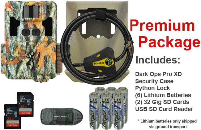 Browning dark ops Pro XD Trail camera premium package width="650" height="420"