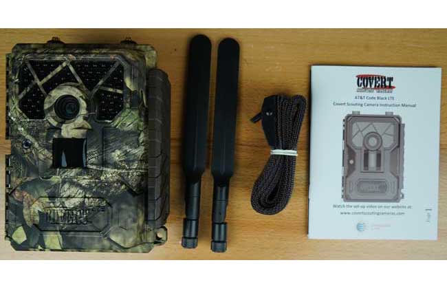 covert code black 20 cellular trail camera contents view width="650" height="420"