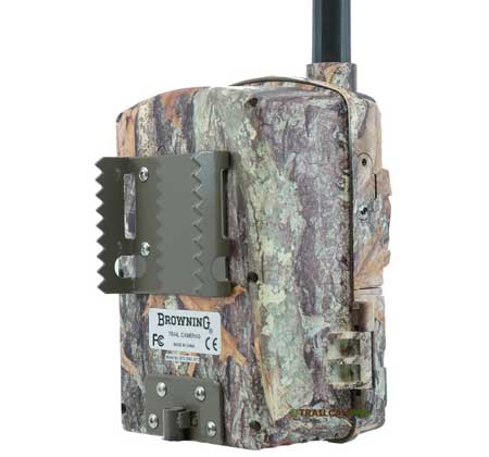Back View of the Browning Wireless Defender Cellular Trail camera 