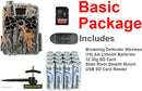 basic package for browning wireless defender includes battery tree mount and 32gb SD card 