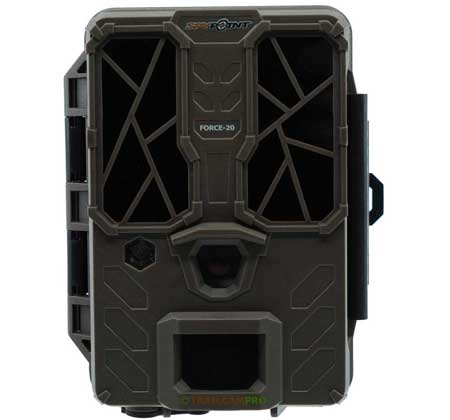 Front view of the Spypoint Force 20 Trail Camera width="450" height="420"