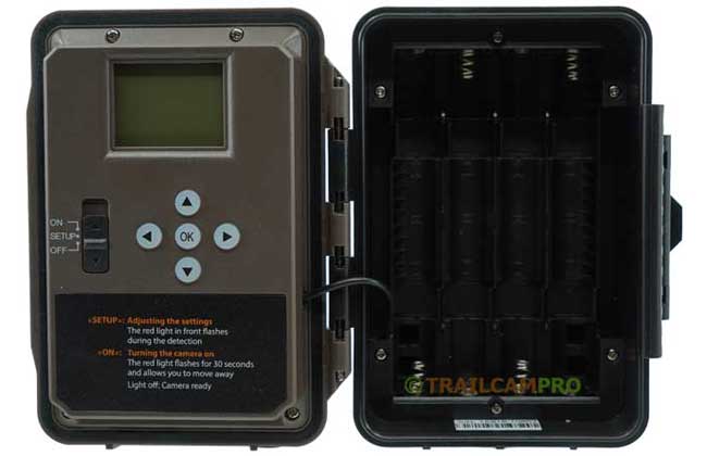 Open view of the Spypoint Force 20 Trail Camera width="650" height="420"