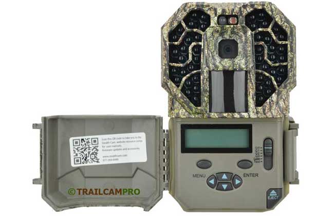 Open view of Stealth Cam G45NGX Trail camera 