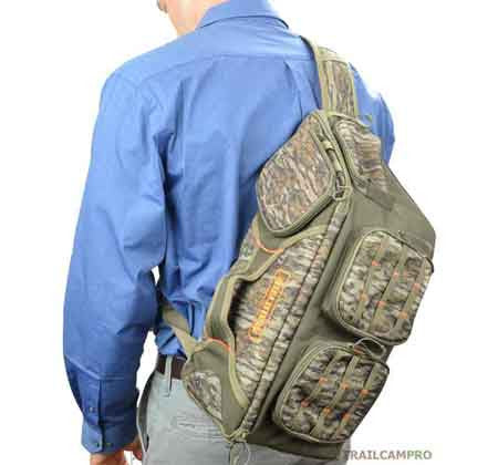 Moultrie Camera Field Bag on back 