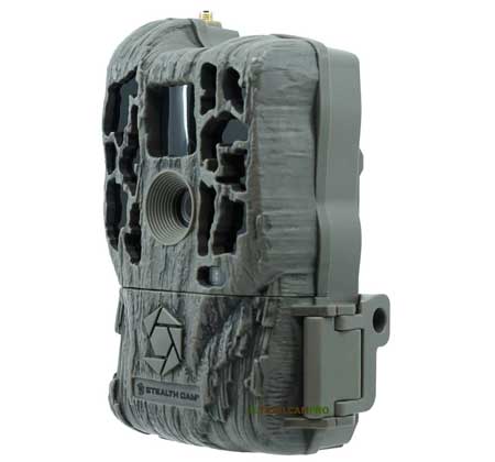 Side view of the Stealth Cam FLX WiFi camera  width="450" height="420"