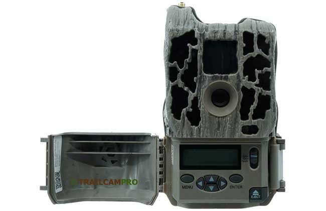 Open view of the Stealth Cam FLX WiFi camera  width="650" height="420"