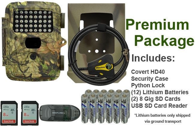 Package for Covert Hd 40 game | trail camera