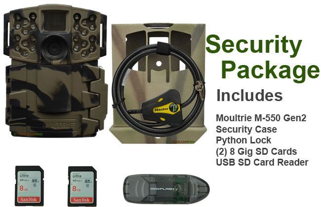 Game Camera package for Moultrie M-550 gen2